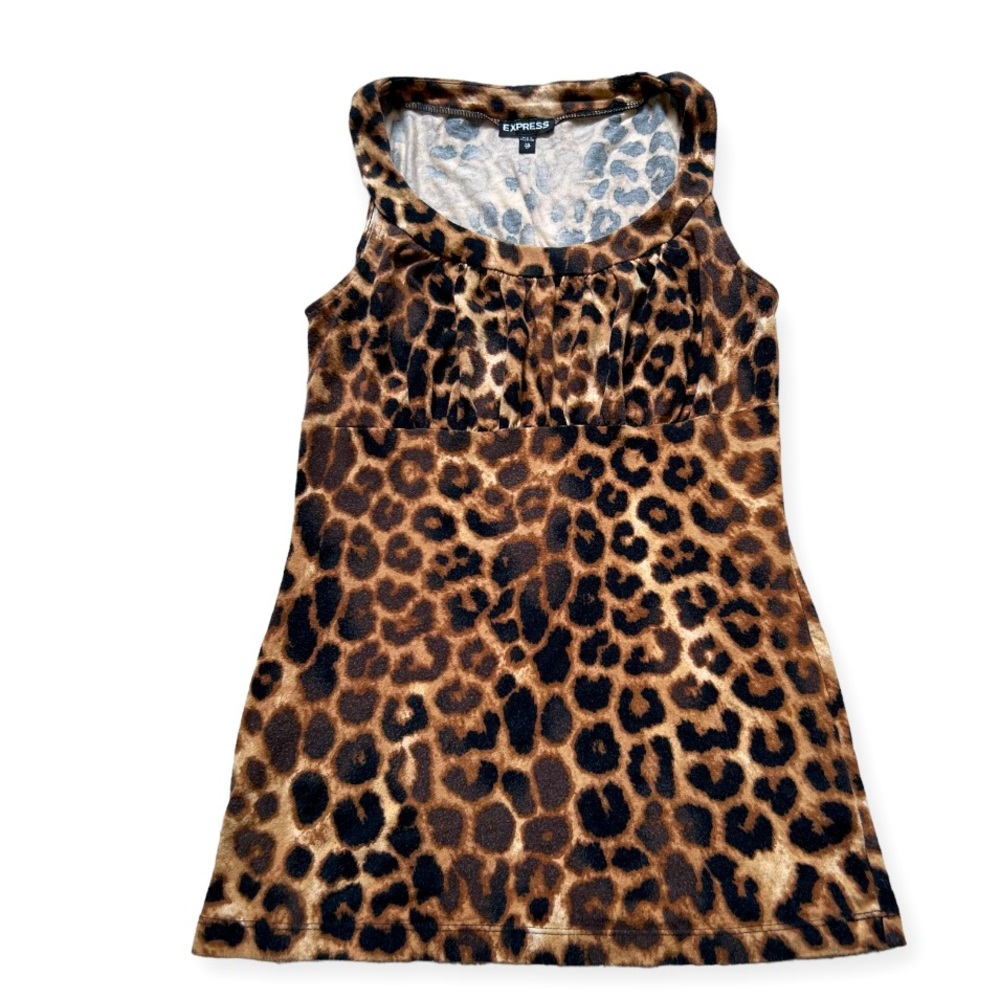 E Express Animal Print Pullover Tank Top